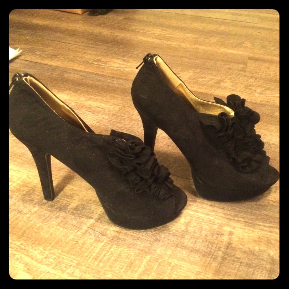 Charlotte Russe Black High Heels